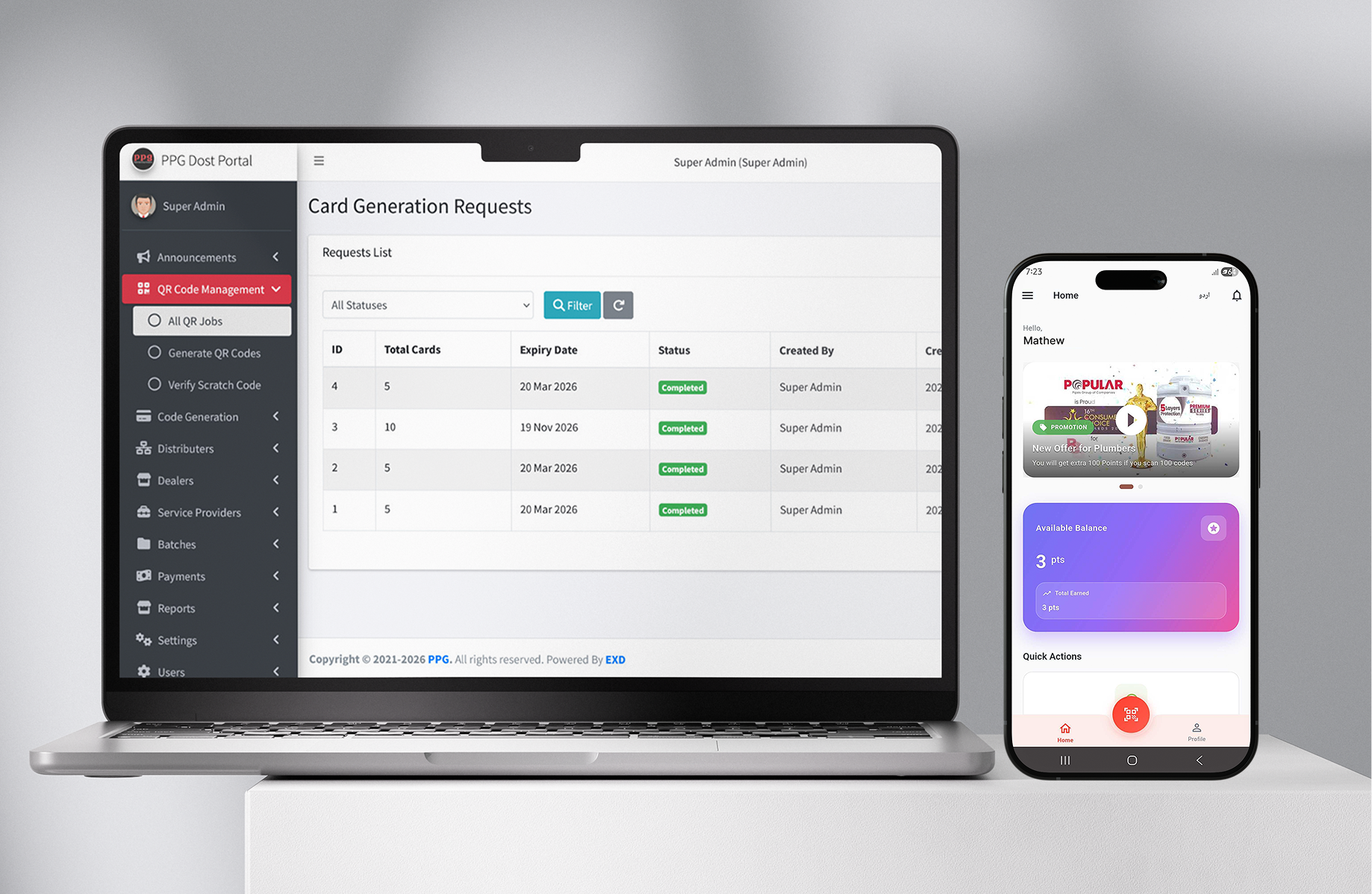 Digital Transformation & Loyalty Automation for PPG